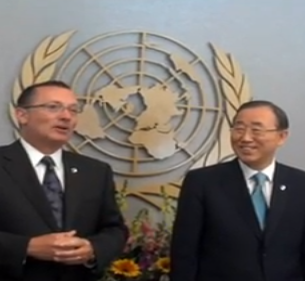 Feltman and Ban Ki-moon