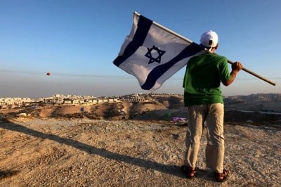 Settlements israeli flag