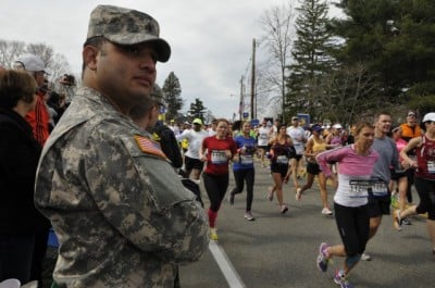 boston marathon soldier