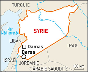 Syrie carte