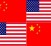 us-china flags