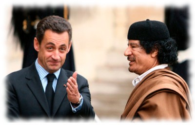 Sarkozy Kadhafi