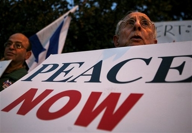 MIDEAST ISRAEL PALESTINIANS PEACE NOW