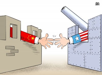 USA China caricature