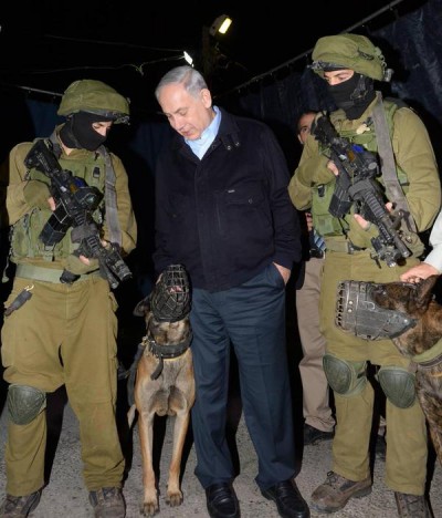 Netanyahu-Israele-Army-cani