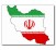 Iran carte drapeau