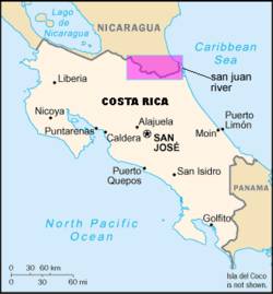 Conflit territorial Costa Rica Nicaragua