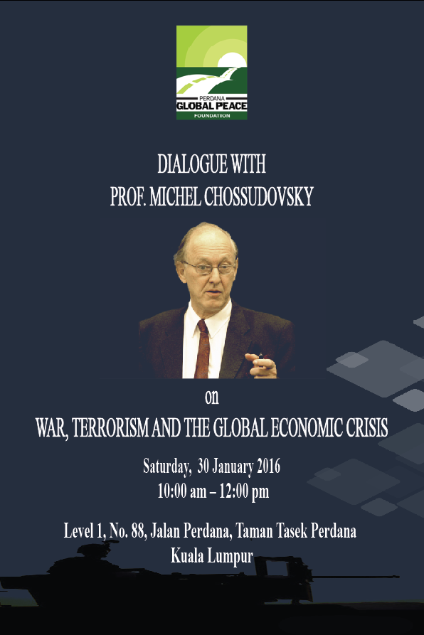 War, Terrorism and the Global Economic Crisis: Michel Chossudovsky in Kuala Lumpur, January 30