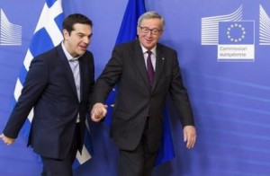 Tsipras and Juncker. CC.