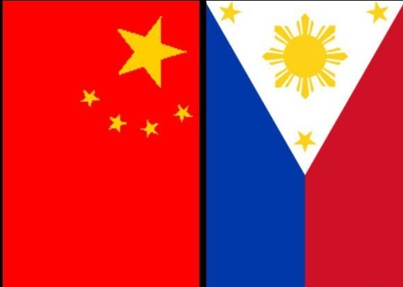 Chinese and Filipino Flags