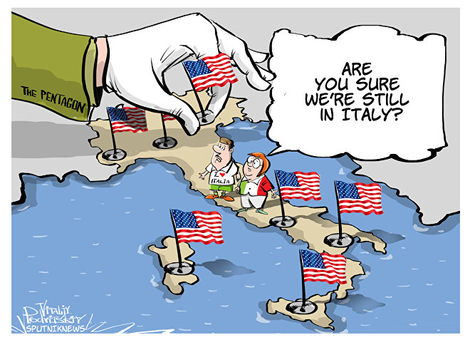 Resultado de imagen de Italia  bases  USA