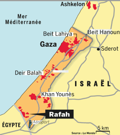 Gaza-carte