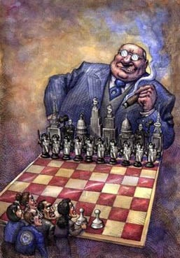Global Financial Meltdown: Sweeping Deregulation of the US Banking System Bankster-chess