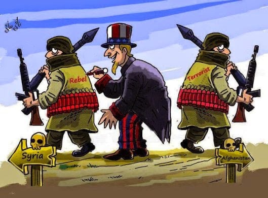 Image result for cia in syria cartoon