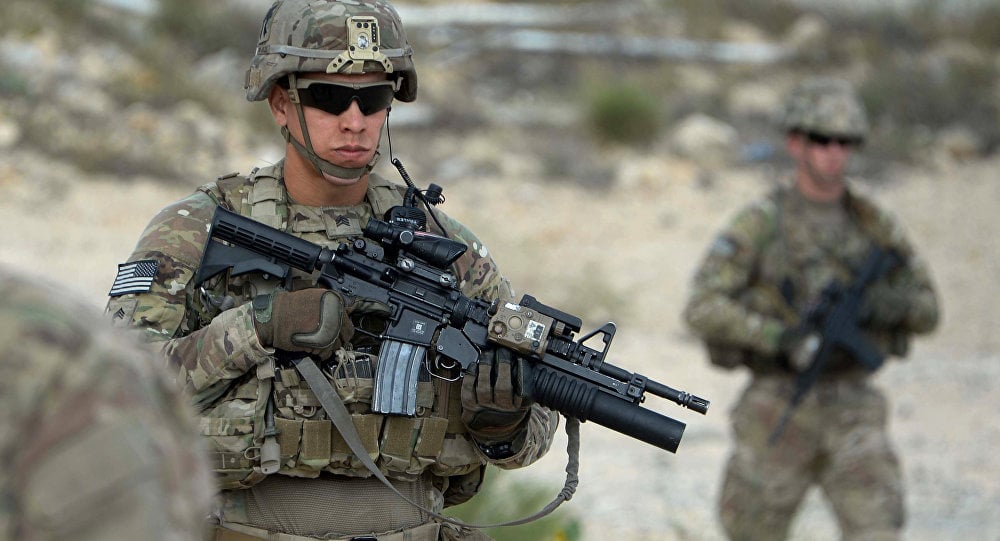 Amerikai katonai © AFP 2015 / Noorullah Shirzada / FÁJLOK