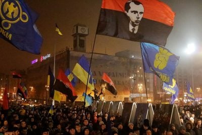 Bandera Rally Nazi Ukraine 2015