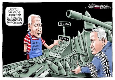 Biden and Netanyahu Graphic