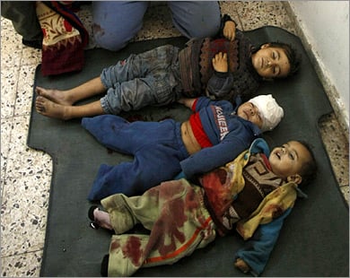 Dead Palestinian Children Gaza